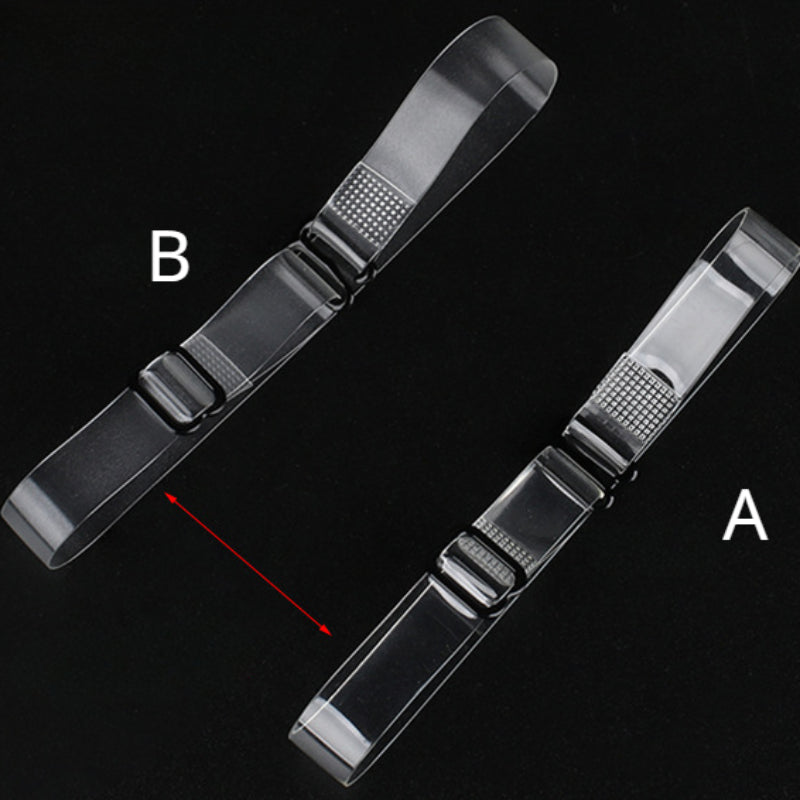 Transparent Anti Drop Heel Rubber Shoelaces
