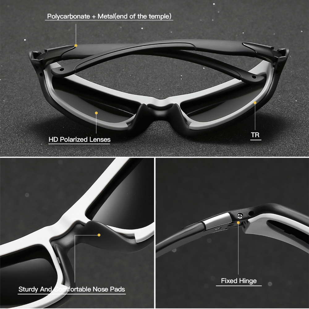 RoyalHot Polarized Sports Sunglasses Vintage Unisex