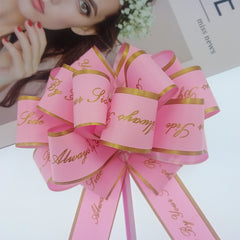 6pcs Pull Bows Gift Basket Decor Birthday Wrap Holiday Office Decor