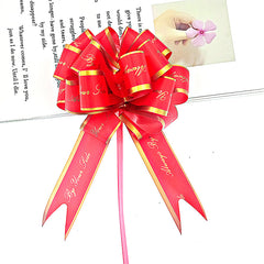 6pcs Pull Bows Gift Basket Decor Birthday Wrap Holiday Office Decor