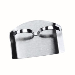 Stainless Steel Finger Protector for Safe Cutting Food Kitchen Gadget