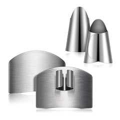 Stainless Steel Finger Protector for Safe Cutting Food Kitchen Gadget