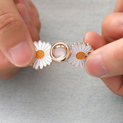 1pc Reusable Metal Pearl Snap Fastener Pants Button - Reduce Waist