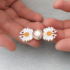 1pc Reusable Metal Pearl Snap Fastener Pants Button - Reduce Waist