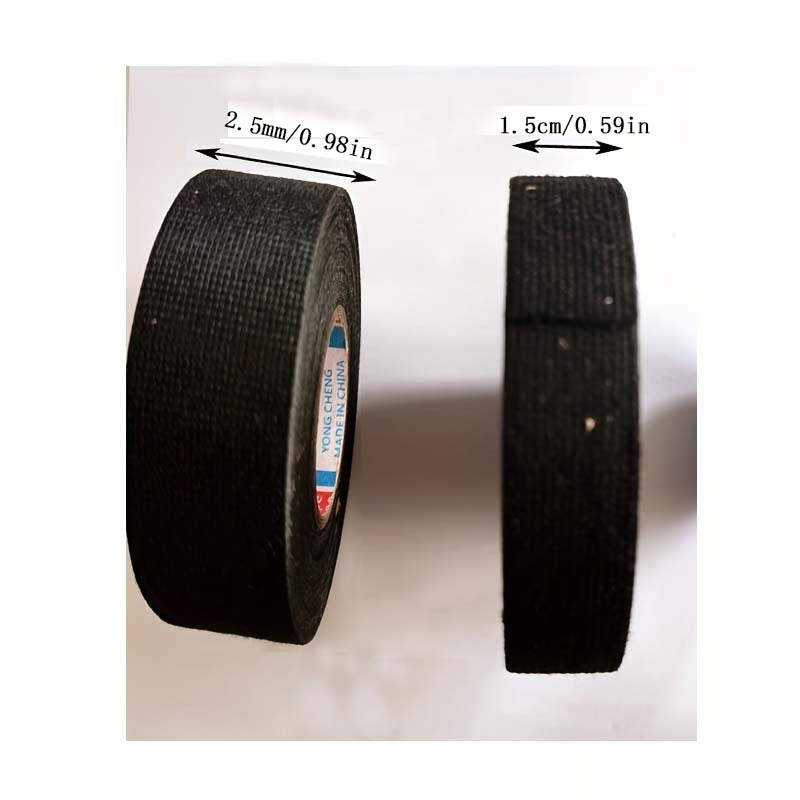 High Temp Adhesive Cloth Tape 15m Cable Harness PVC Car Auto Heat Sound Isol