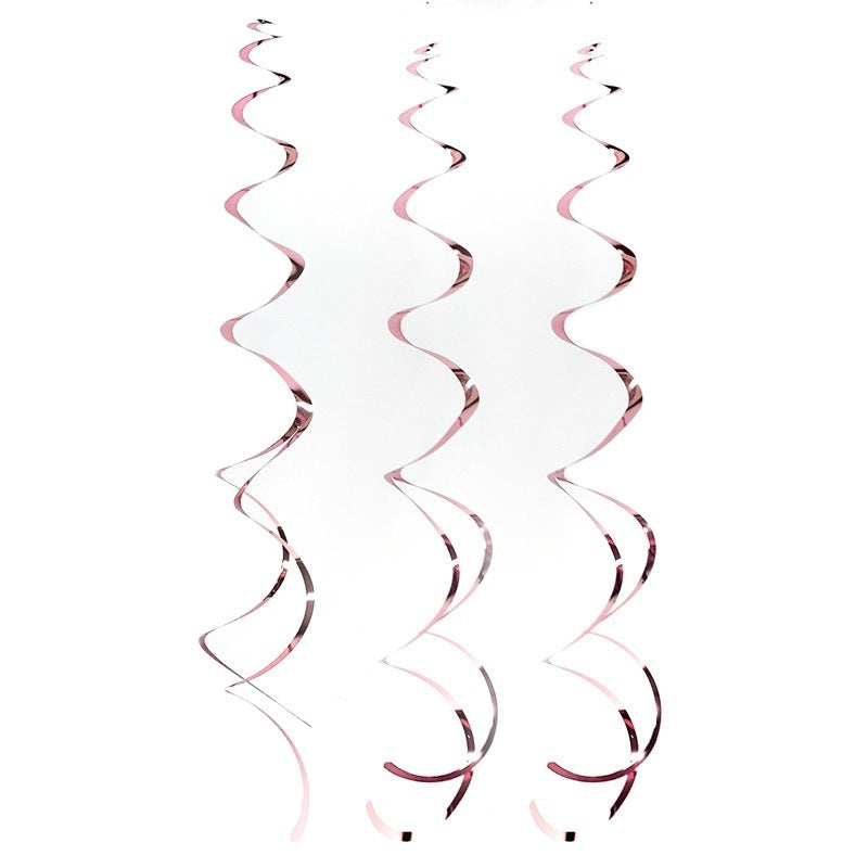 6pcs Spiral Hanging Decorations for Parties & Events