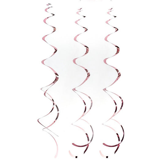 6pcs Spiral Hanging Decorations for Parties & Events