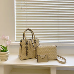 3pcs Crossbody Bag Handbag And Coin Purse Set Women's Bags Messenger Bag