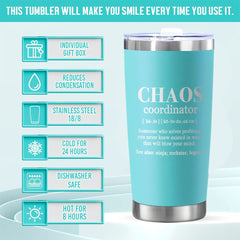 Christmas Stainless Steel Coffee Tumbler Gift Cup Travel Mug