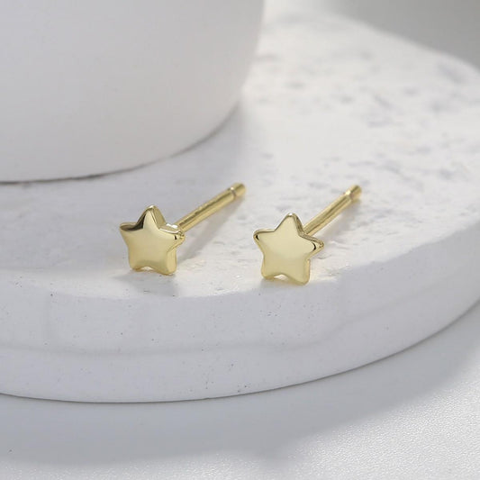 Mini Star Stud Earrings for Girls Kids