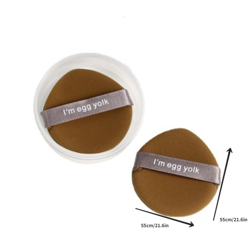 3pcs Powder Puff Makeup Puff With Container for Wet Dry Makeup