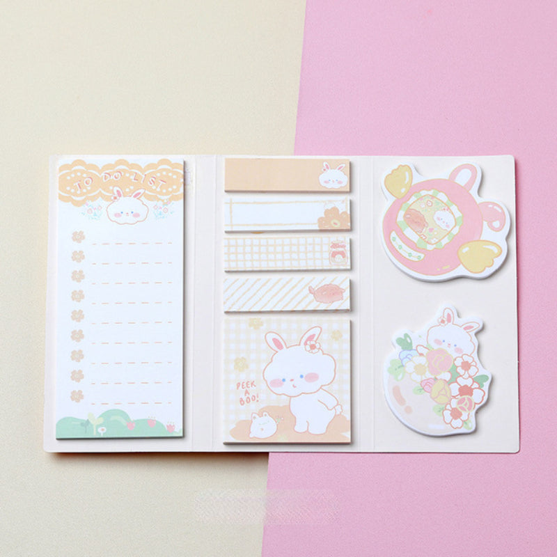 Cartoon Sticky Note Set for Students