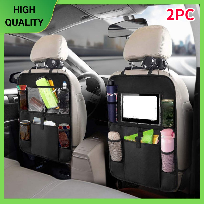 Upgrade Your Car with Universal Backseat Organizer Touch Screen Tablet Holder