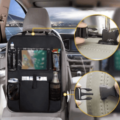 Upgrade Your Car with Universal Backseat Organizer Touch Screen Tablet Holder