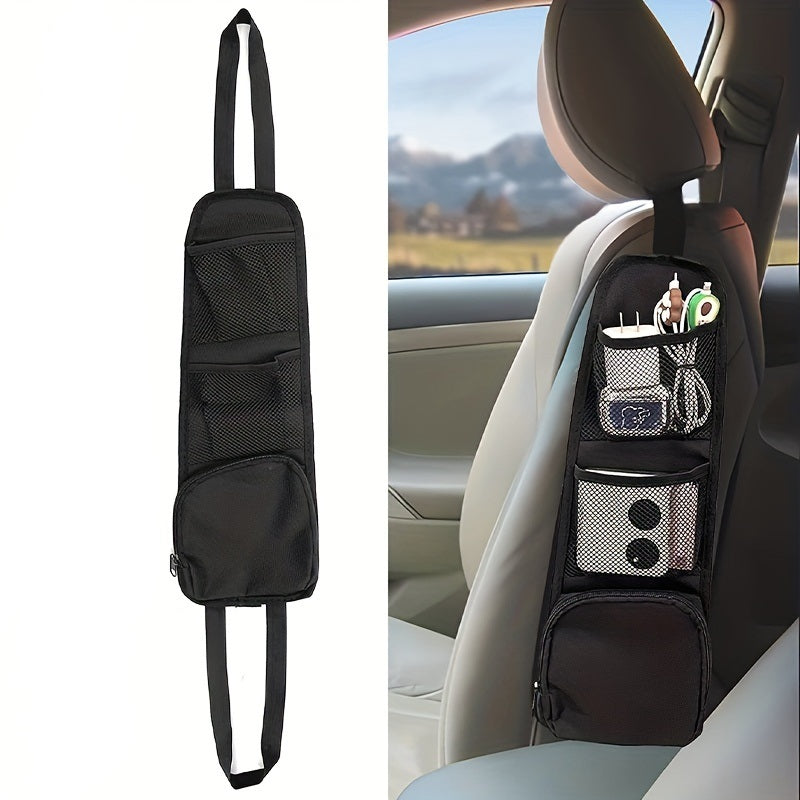 Car Seat Storage Hanging Bag Pocket Organizer Mesh Net Fits Cars SUVs Trucks