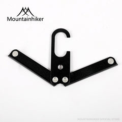 Folding Aluminum Clothes Hanger for Travel and Outdoor Camping