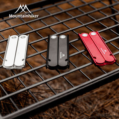 Folding Aluminum Clothes Hanger for Travel and Outdoor Camping