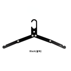 Folding Aluminum Clothes Hanger for Travel and Outdoor Camping