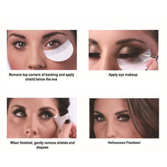 50PCS Eyeliner Shield For Eyeshadow Shields Disposable Pads Lint Patch