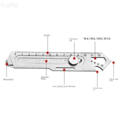 Stainless Steel 10 in 1 Utility Hardware Industry Tool