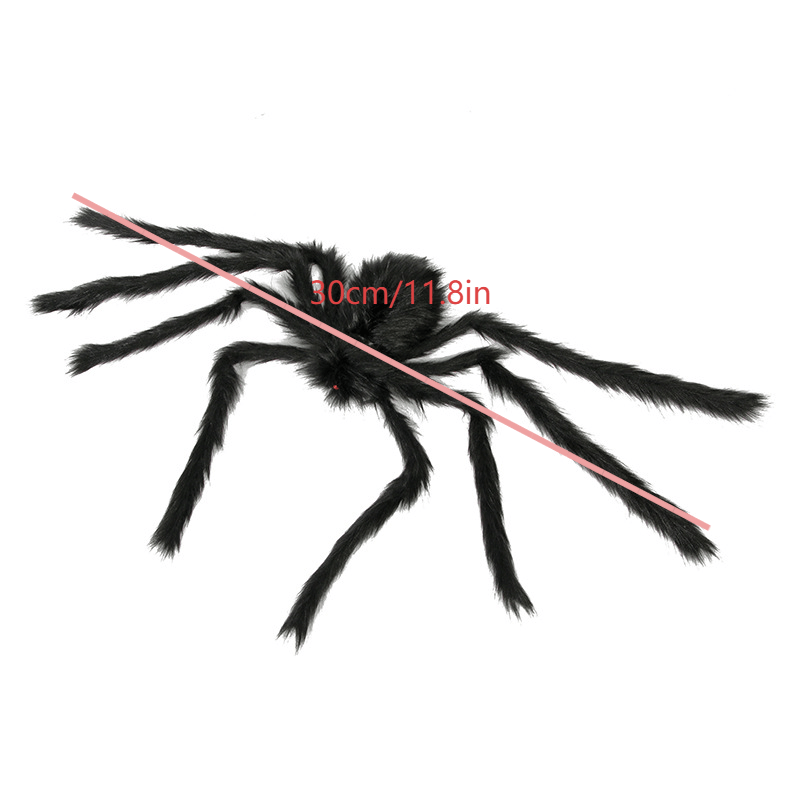 Halloween Spider Web Party Decoration Props with Plush Spider