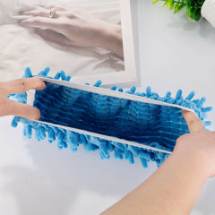 2pcs Removable Washable Shoe Covers Wooden Floors Toe Wipes Slippers