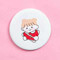 Mini Cartoon Hand Mirror Vanity Mirror for Women