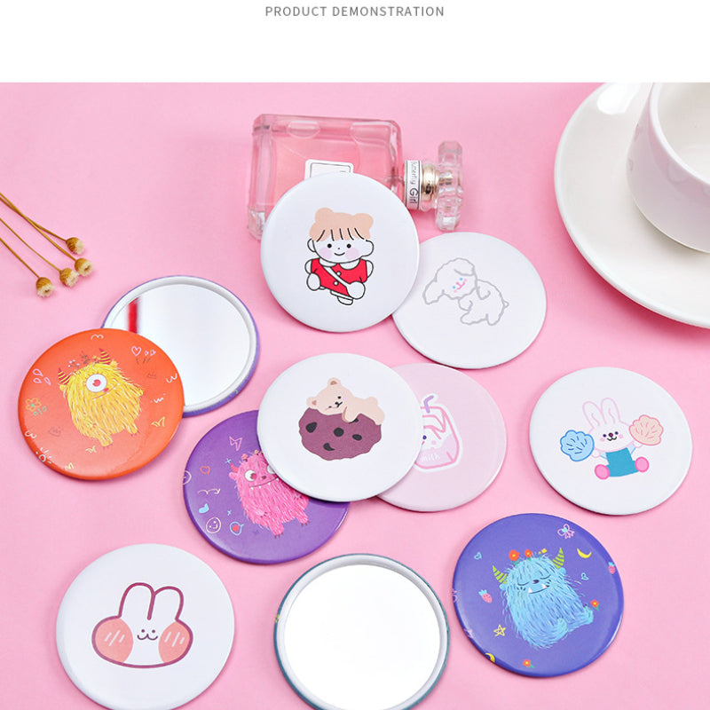 Mini Cartoon Hand Mirror Vanity Mirror for Women