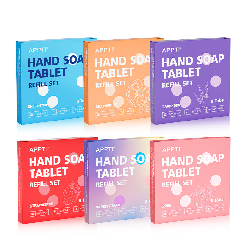 Foaming Hand Soap Tablet Variety Fragrance Refills