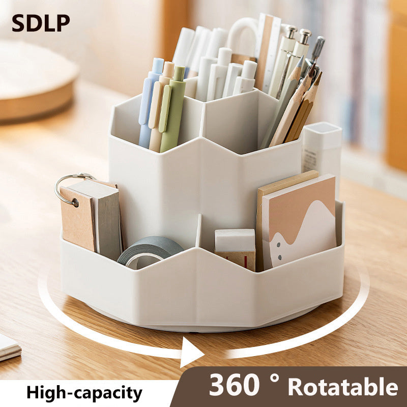 360 Rotatable Desk Pen Holder Pencil Storage Box