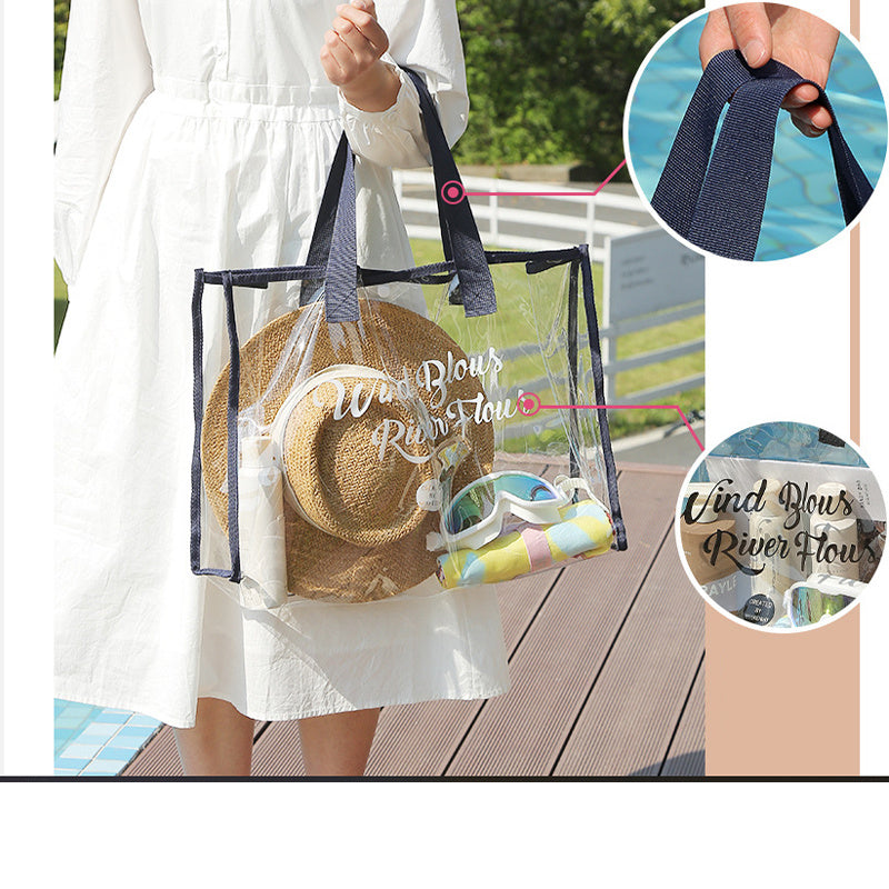 Waterproof Swimming Cosmetic Toiletries Bag Large Capacity Laundry Beach Bag