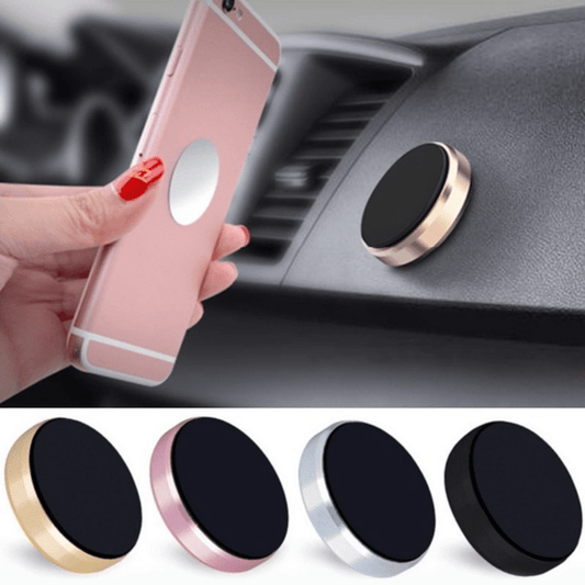 Magnetic Car Phone Holder GPS Stand Mini Mount Smartphone