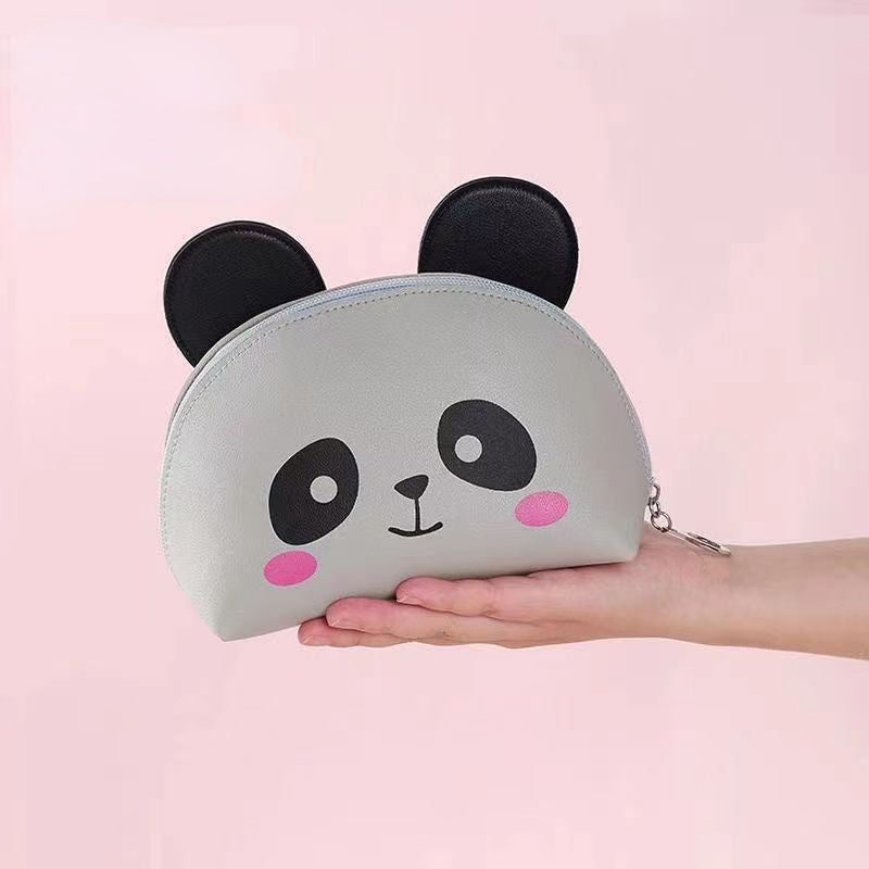 Panda Pattern Toiletry Bag Makeup Coin Purse Waterproof Cosmetic Bag for Women