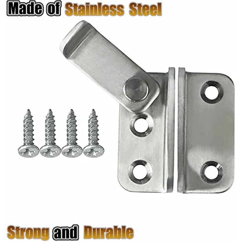 1pc Flip Latch Sliding Bolt Latch Safety Door Lock for Barn Cabinets Pet Cages