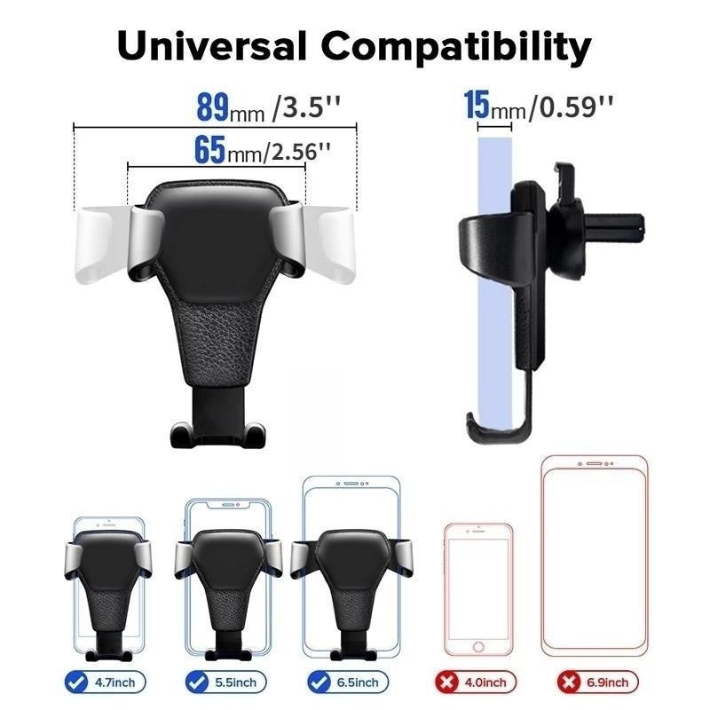 Gravity Auto Phone Holder Air Vent Clip Mount