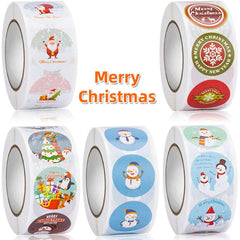 500pcs Christmas Sealing Label Stickers DIY Gift Wrapping Decoration