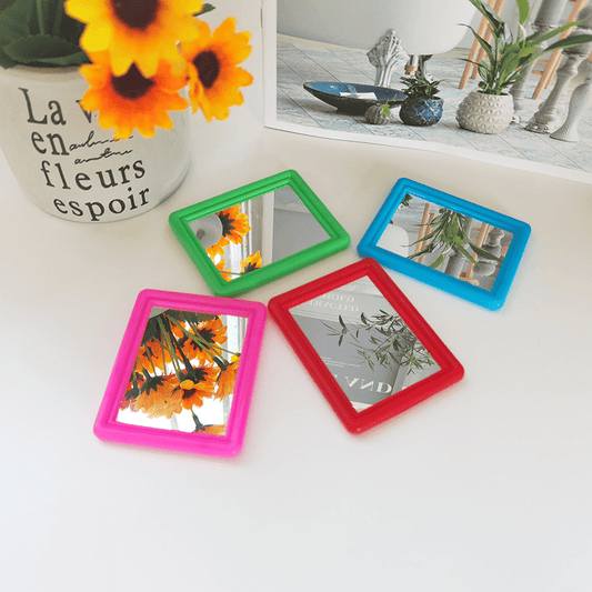 Small Square Hand Mirror for Makeup Touch-Ups