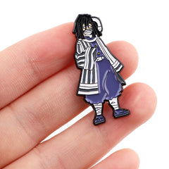 Men's Anime Enamel Pin - Cartoon Funny Pins for Clothes