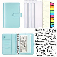 Budget Binder with Zipper Envelopes & Expense Budget Sheets