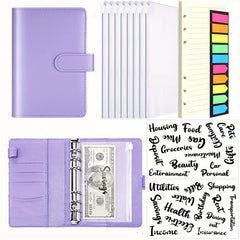 Budget Binder with Zipper Envelopes & Expense Budget Sheets