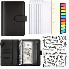 Budget Binder with Zipper Envelopes & Expense Budget Sheets