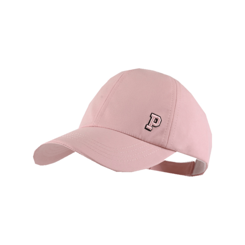 Embroidery Ponytail Visor Hat Solid Casual Sun Hat