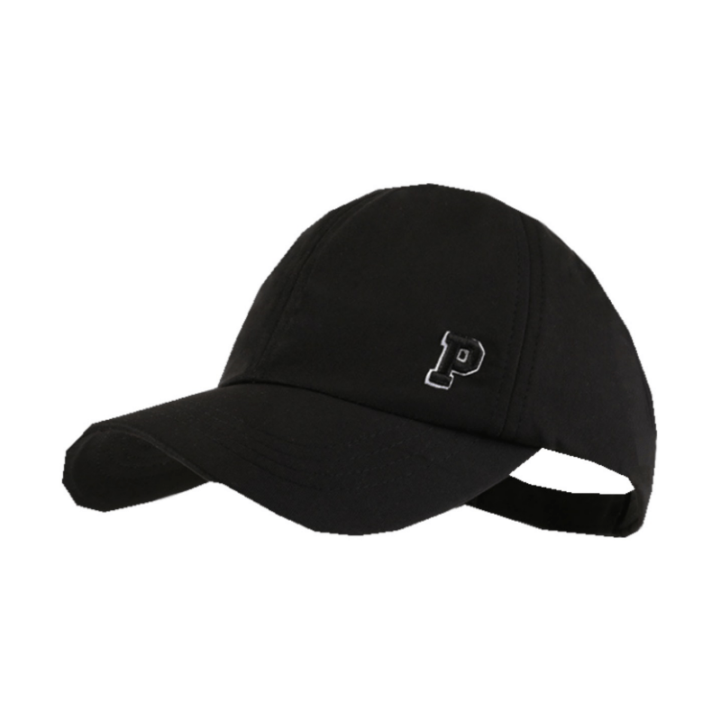 Embroidery Ponytail Visor Hat Solid Casual Sun Hat