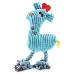 Durable Deer Pet Toy for Teeth Grinding and Squeaking