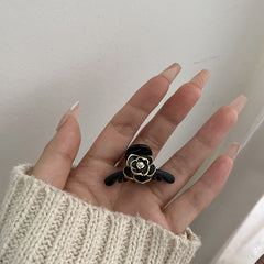 Mini Camellia Flower Hair Claw Vintage Hair Claw Nonslip Hair Clip