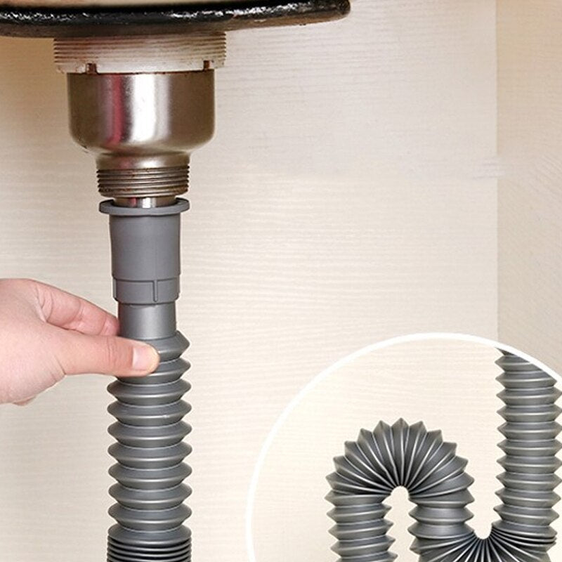 S Type Plastic Basin Drainpipe Extension