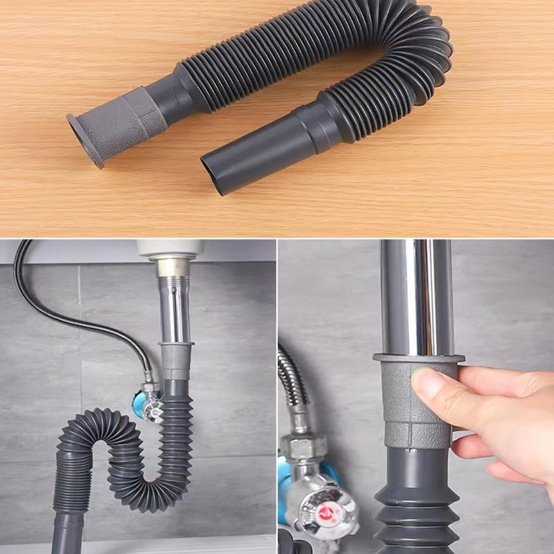 S Type Plastic Basin Drainpipe Extension