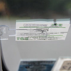 Transparent Car Parking Ticket Receipt Permit Auto Fastener Holder