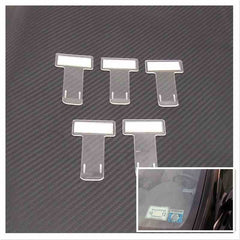 Transparent Car Parking Ticket Receipt Permit Auto Fastener Holder