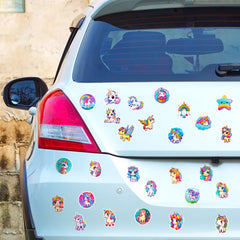 50pcs Unicorn Waterproof Doodle Sticker DIY Creative Motorcycles Stickers